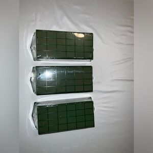 3 pcs. Sealed floral foam cages - leftover wedding supplies / ready for flowers!